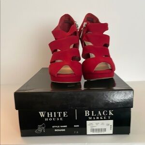 White House Black Market Red Heels Architectural Design
